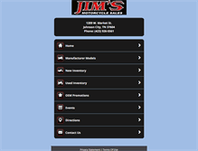 Tablet Screenshot of jimsmotorcyclesales.com